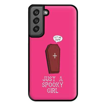 Just A Spooky Girl Phone Case for Galaxy S21FE