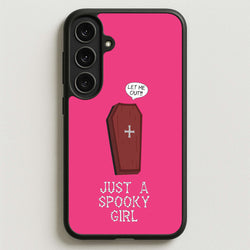 Just A Spooky Girl Phone Case for Galaxy S25FE