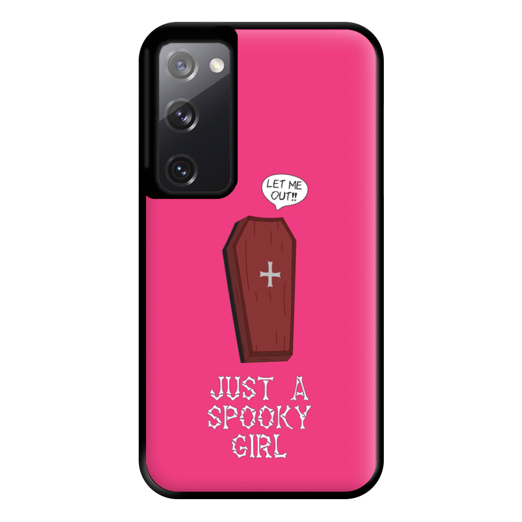 Just A Spooky Girl Phone Case for Galaxy S20FE