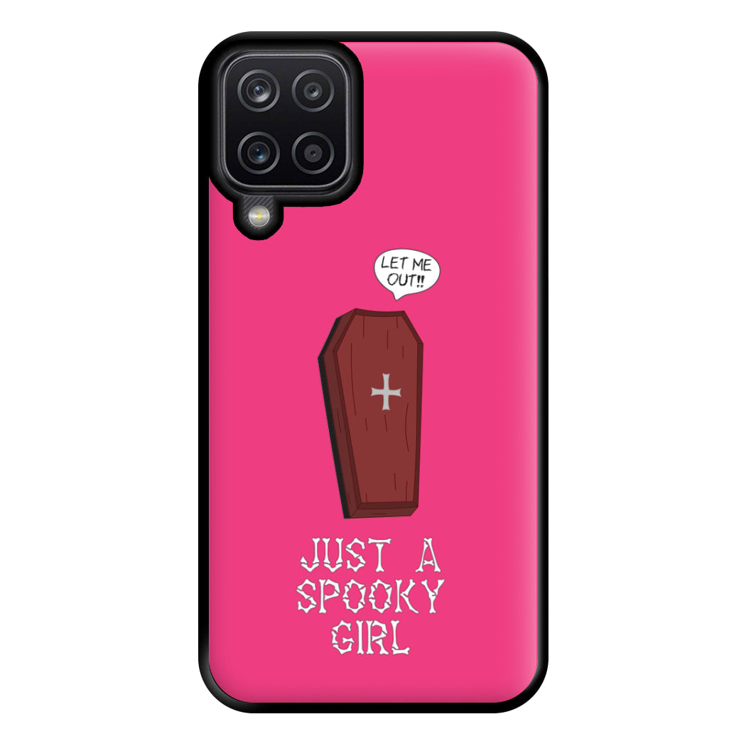 Just A Spooky Girl Phone Case for Galaxy A12