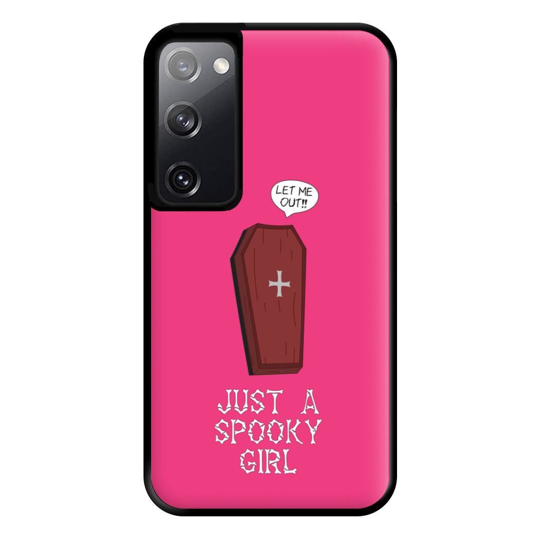 Just A Spooky Girl Phone Case for Galaxy S20