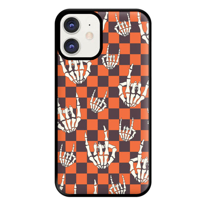 Rock On Skeleton Orange Phone Case for iPhone 11