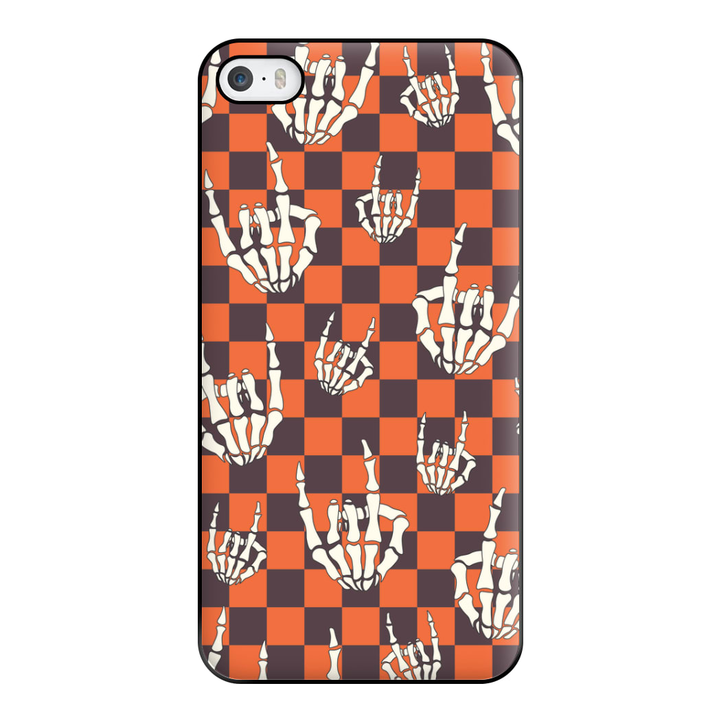 Rock On Skeleton Orange Phone Case for iPhone 5 / 5s / SE 2016