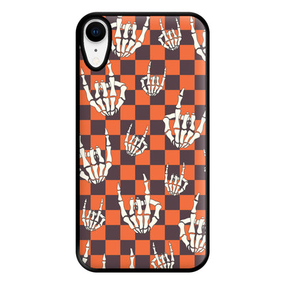 Rock On Skeleton Orange Phone Case for iPhone XR