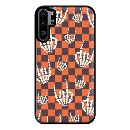 Rock On Skeleton Orange Phone Case for Huawei P30 Pro