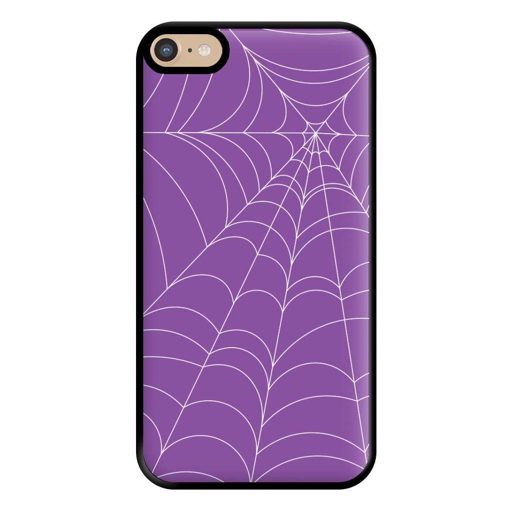 Purple Cobweb Pattern Phone Case for iPhone 6 Plus / 7 Plus / 8 Plus