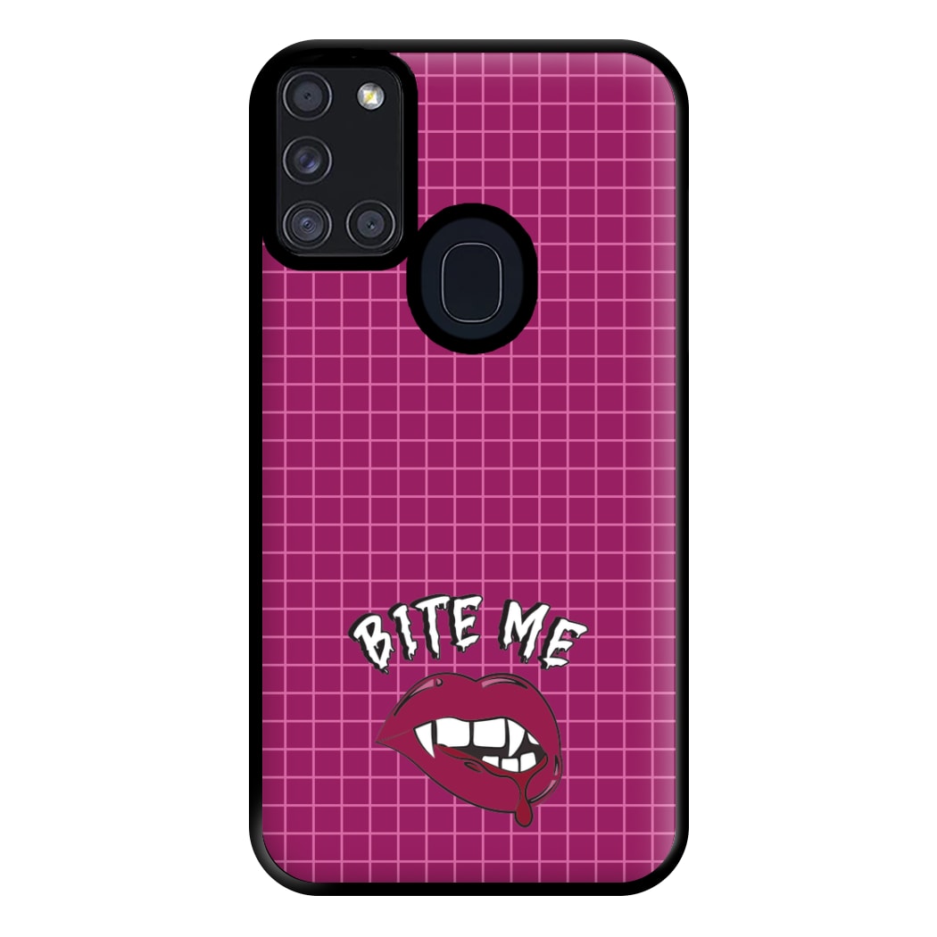 Bite Me Phone Case for Galaxy A21s