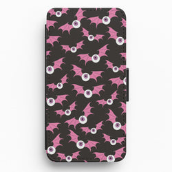 Bat Eye Pattern Flip / Wallet Phone Case