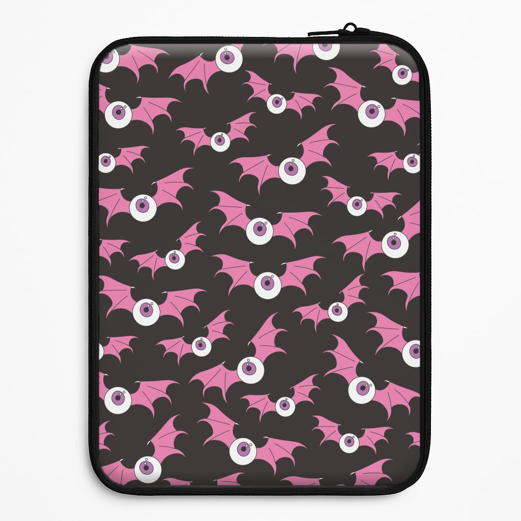 Bat Eye Pattern Laptop Sleeve
