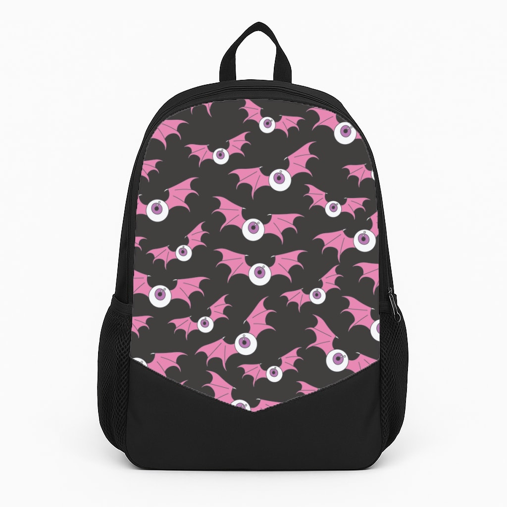 Bat Eye Pattern Backpack