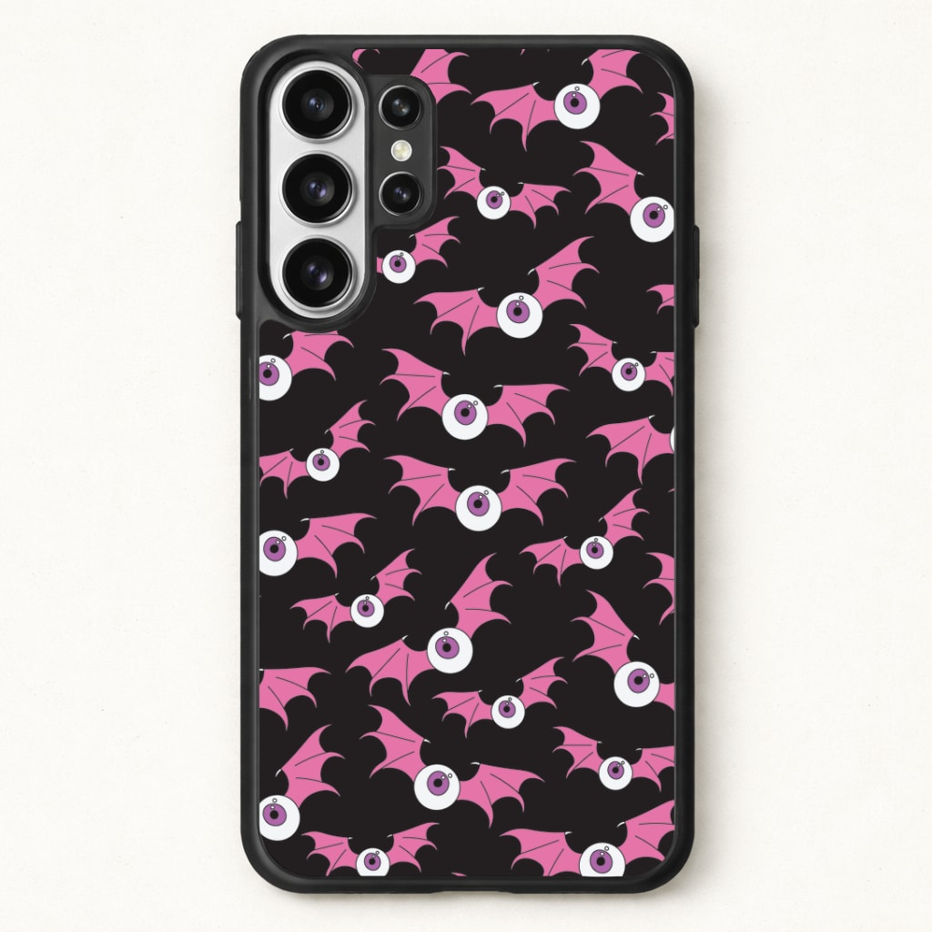 Bat Eye Pattern Phone Case for Galaxy S26 Ultra