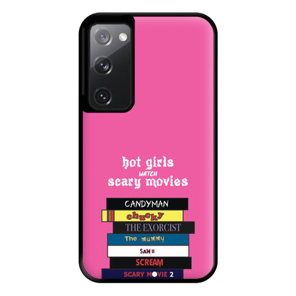 Hot Girls Watch Scary Movies Phone Case for Galaxy S20FE