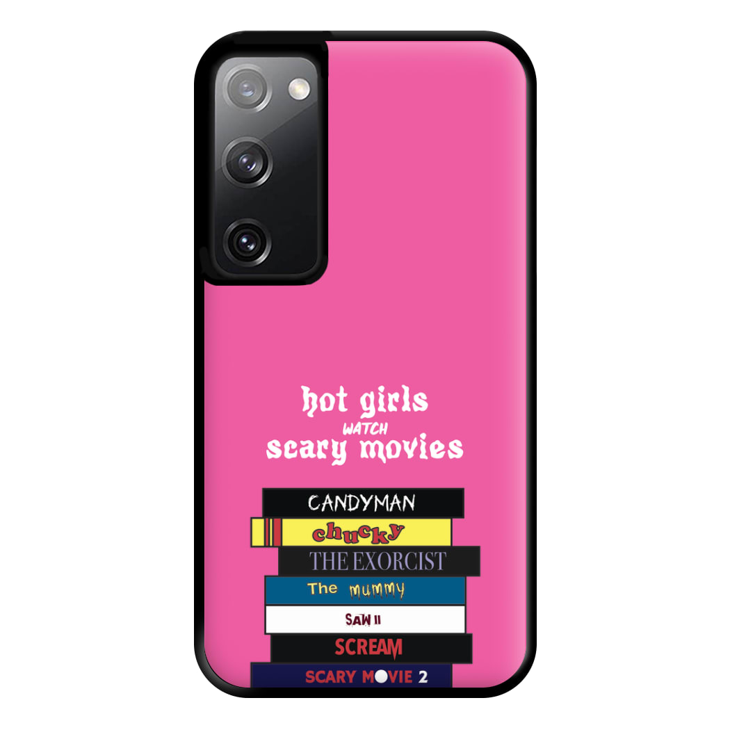 Hot Girls Watch Scary Movies Phone Case for Galaxy S20