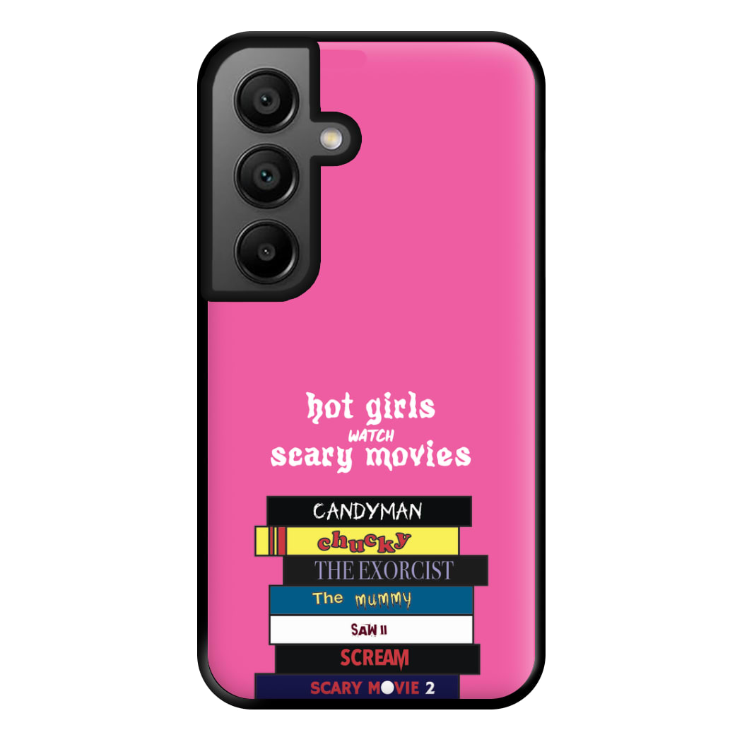 Hot Girls Watch Scary Movies Phone Case for Google Pixel 8