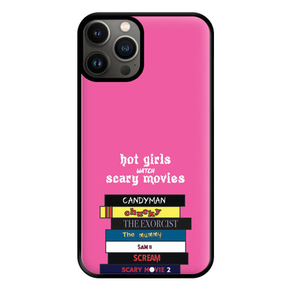 Hot Girls Watch Scary Movies Phone Case for iPhone 11 Pro Max