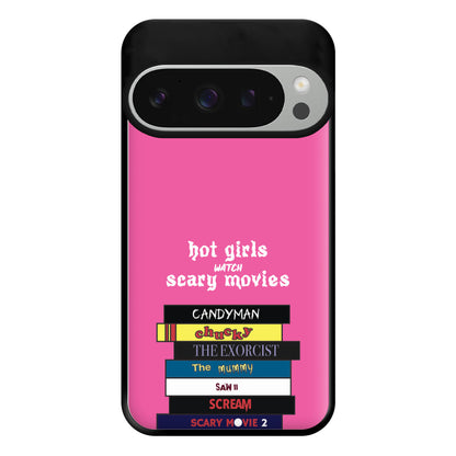 Hot Girls Watch Scary Movies Phone Case for Google Pixel 9 Pro XL