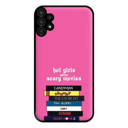 Hot Girls Watch Scary Movies Phone Case for Galaxy A13