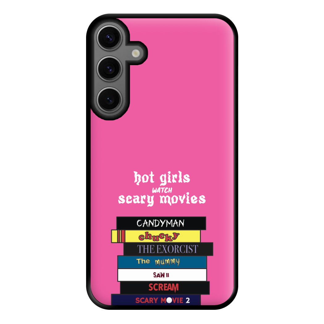 Hot Girls Watch Scary Movies Phone Case for Galaxy S23FE