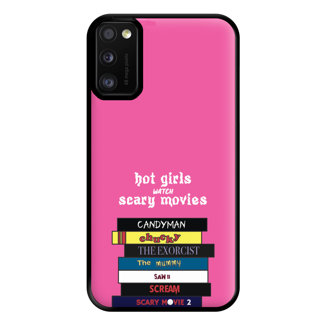 Hot Girls Watch Scary Movies Phone Case for Galaxy A41