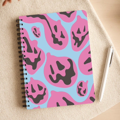 Pumpkin Blue Pattern Notepad