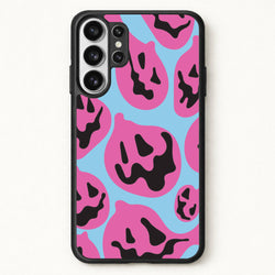 Pumpkin Blue Pattern Phone Case for Galaxy S26 Ultra
