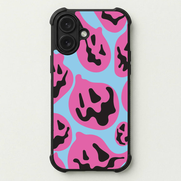 Pumpkin Blue Pattern Phone Case — Bumper case