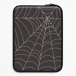 Black Cobwebs Pattern Universal Laptop Sleeve