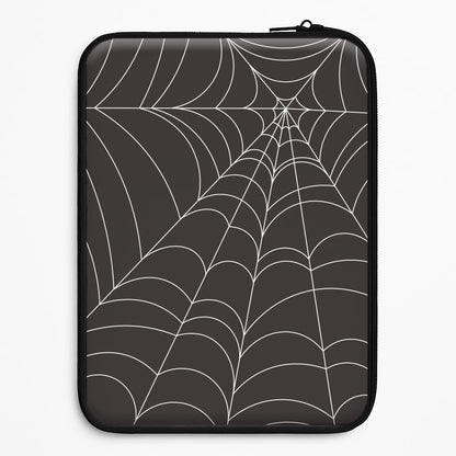 Black Cobwebs Pattern Universal Laptop Sleeve