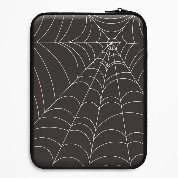 Black Cobwebs Pattern Universal Laptop Sleeve