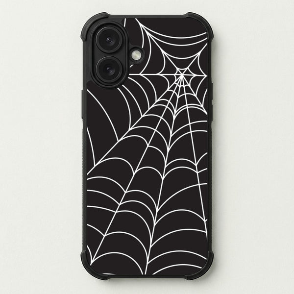 Black Cobwebs Pattern Phone Case — Bumper case