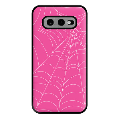 Pink Cobwebs Pattern Phone Case for Galaxy S10e