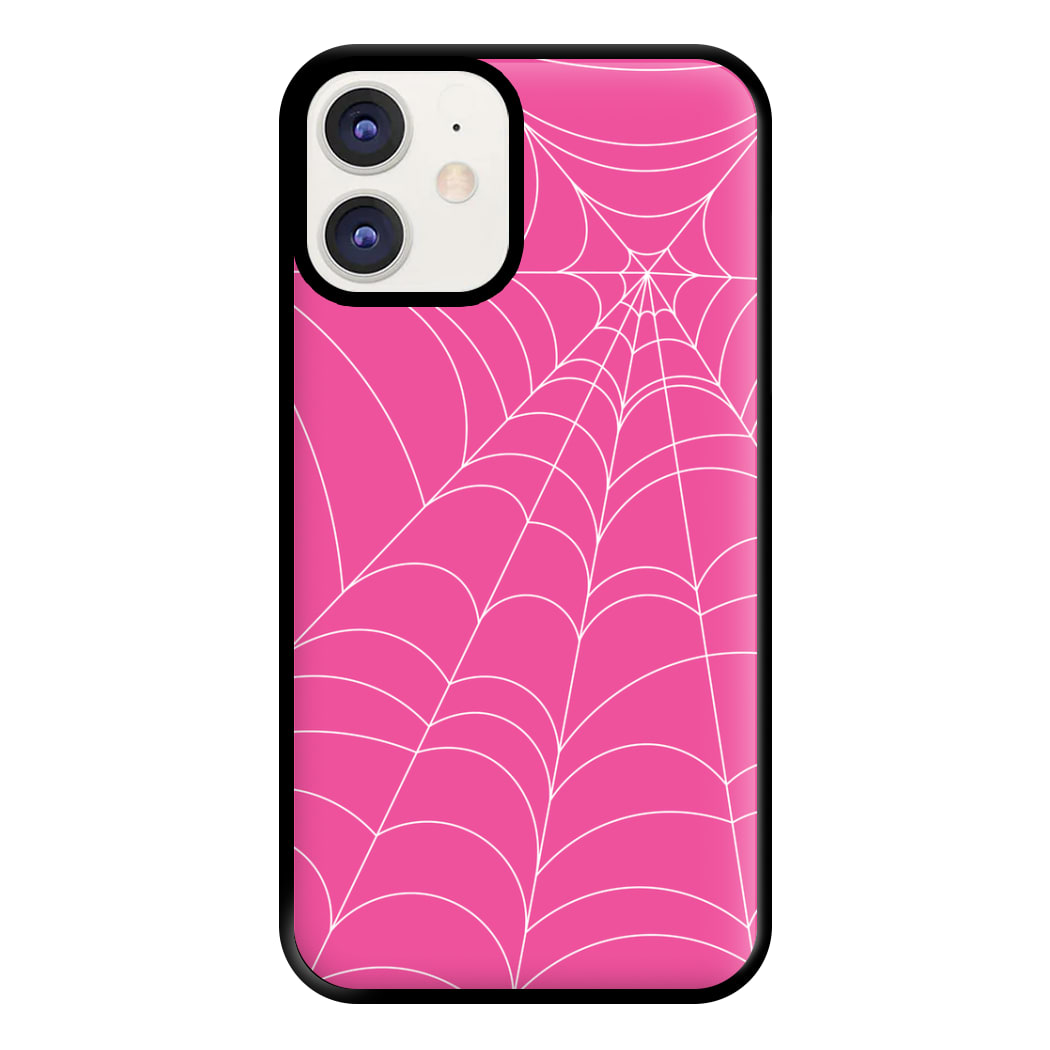 Pink Cobwebs Pattern Phone Case for iPhone 11