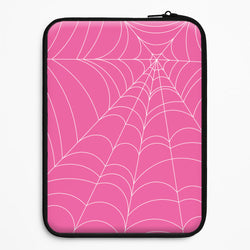 Pink Cobwebs Pattern Universal Laptop Sleeve