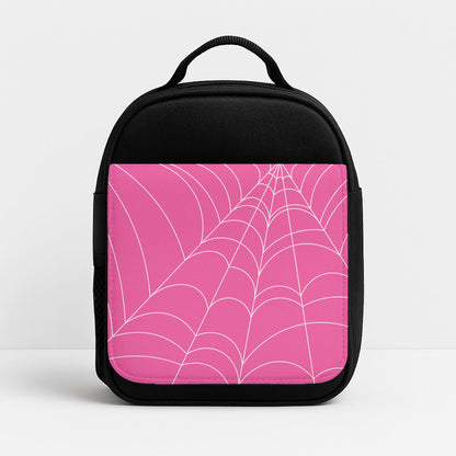 Pink Cobwebs Pattern Insulated Lunchbox
