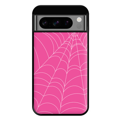 Pink Cobwebs Pattern Phone Case for Google Pixel 8 Pro