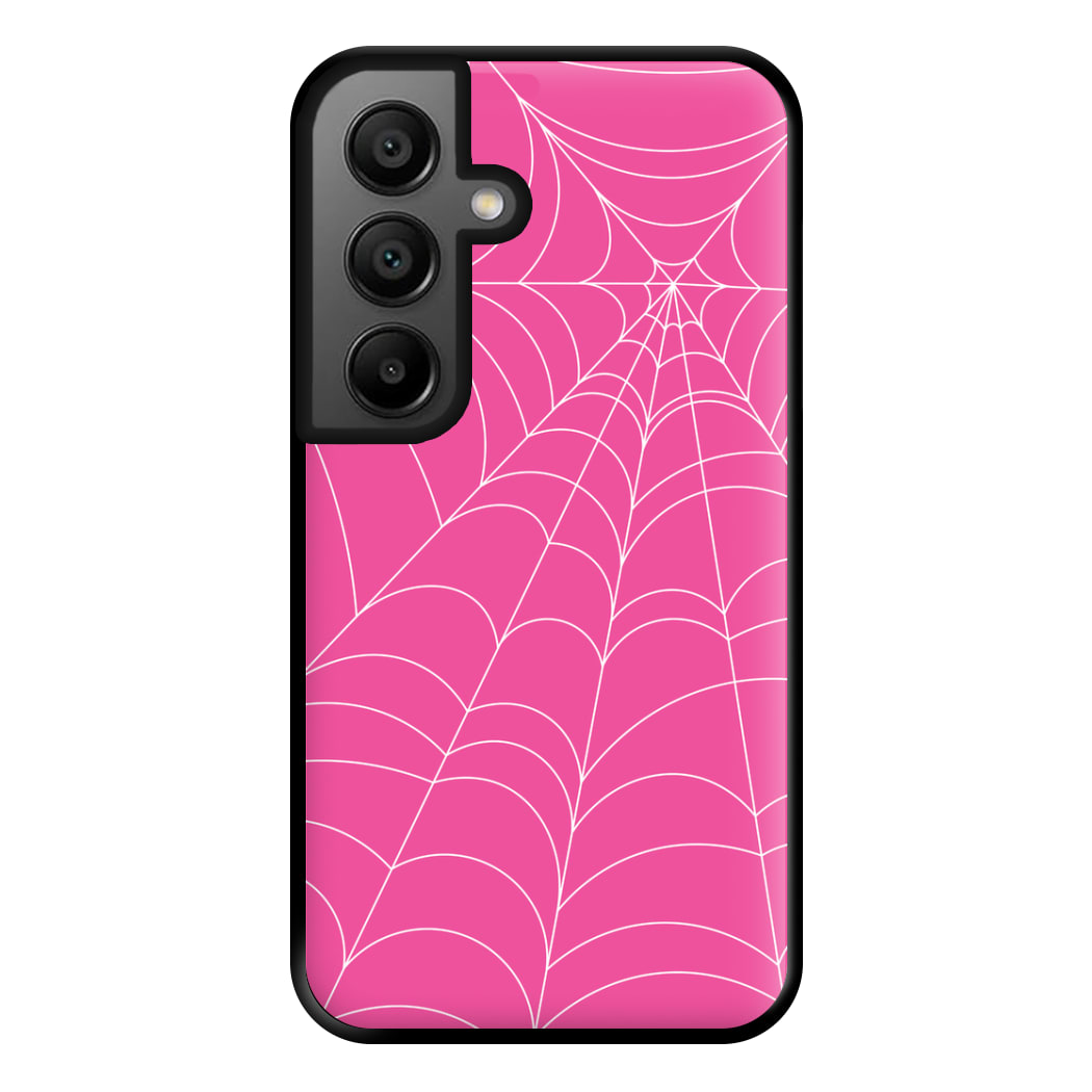 Pink Cobwebs Pattern Phone Case for Google Pixel 8