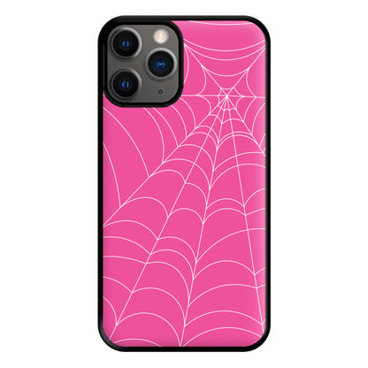 Pink Cobwebs Pattern Phone Case for iPhone 12 Pro Max