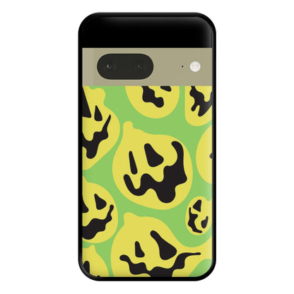 Green Pumpkin Pattern Phone Case for Google Pixel 7a