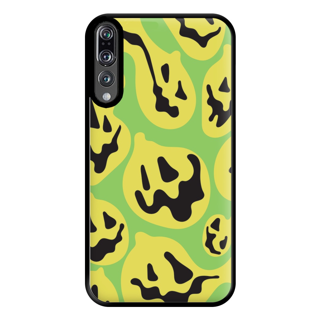 Green Pumpkin Pattern Phone Case for Huawei P20 Pro