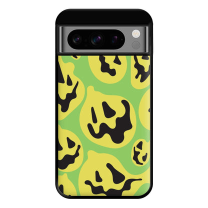 Green Pumpkin Pattern Phone Case for Google Pixel 8 Pro