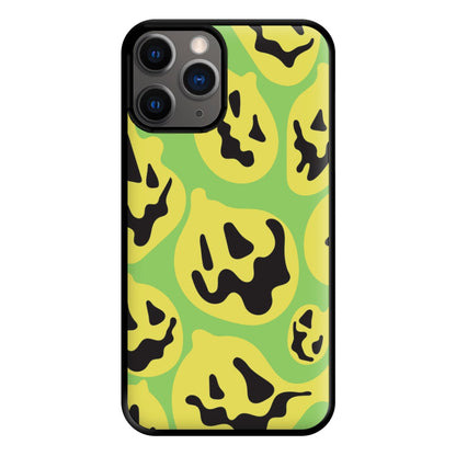 Green Pumpkin Pattern Phone Case for iPhone 12 Pro Max