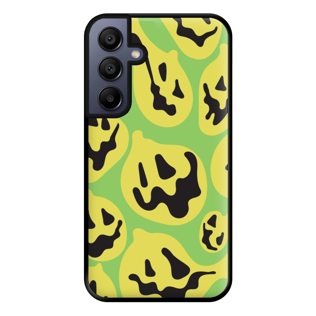 Green Pumpkin Pattern Phone Case for Galaxy A15