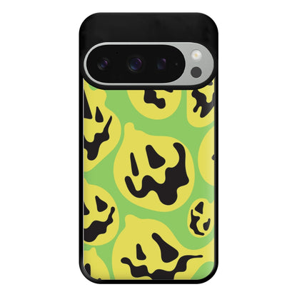 Green Pumpkin Pattern Phone Case for Google Pixel 9 Pro XL