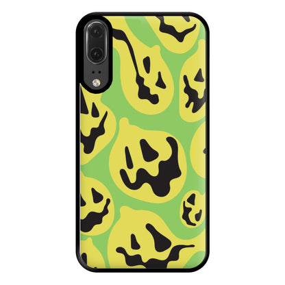 Green Pumpkin Pattern Phone Case for Huawei P20