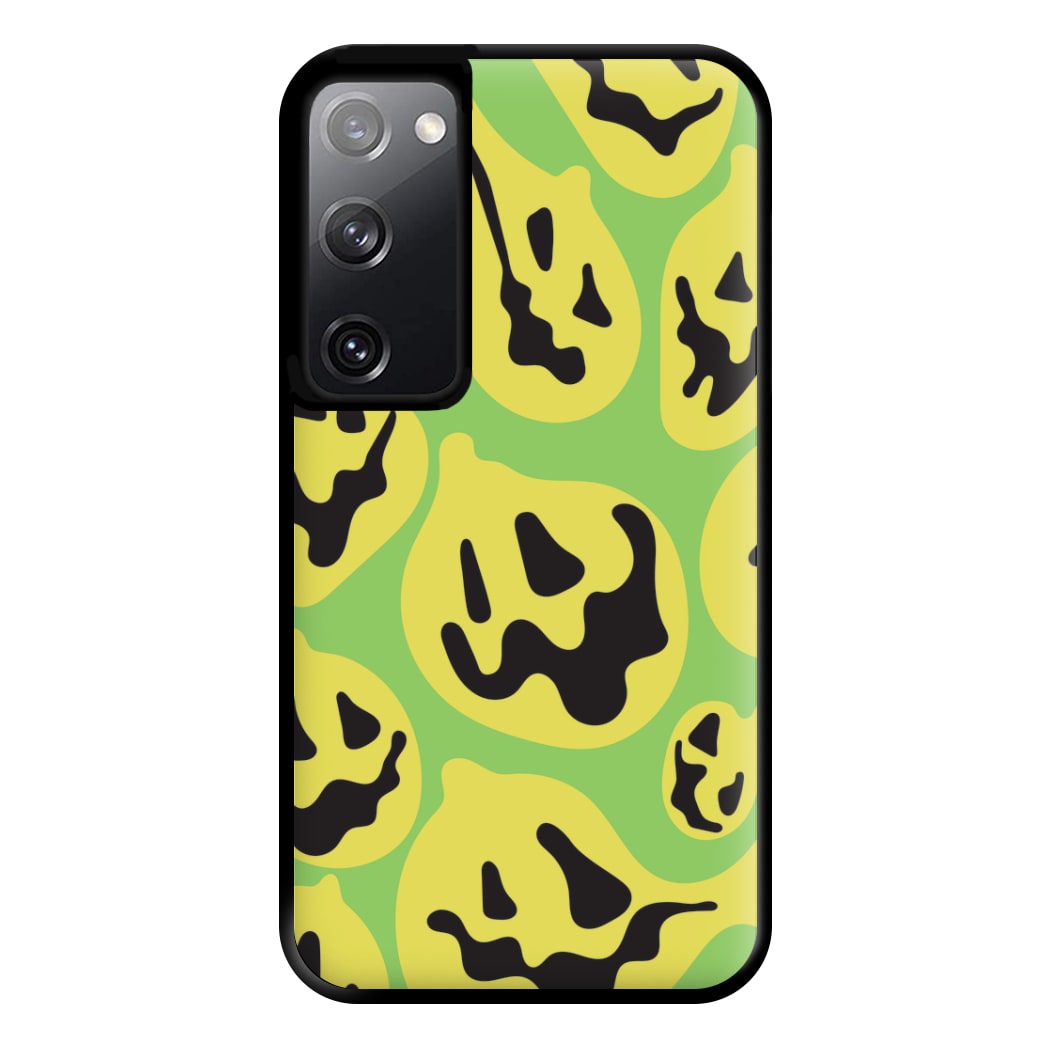 Green Pumpkin Pattern Phone Case for Galaxy S20