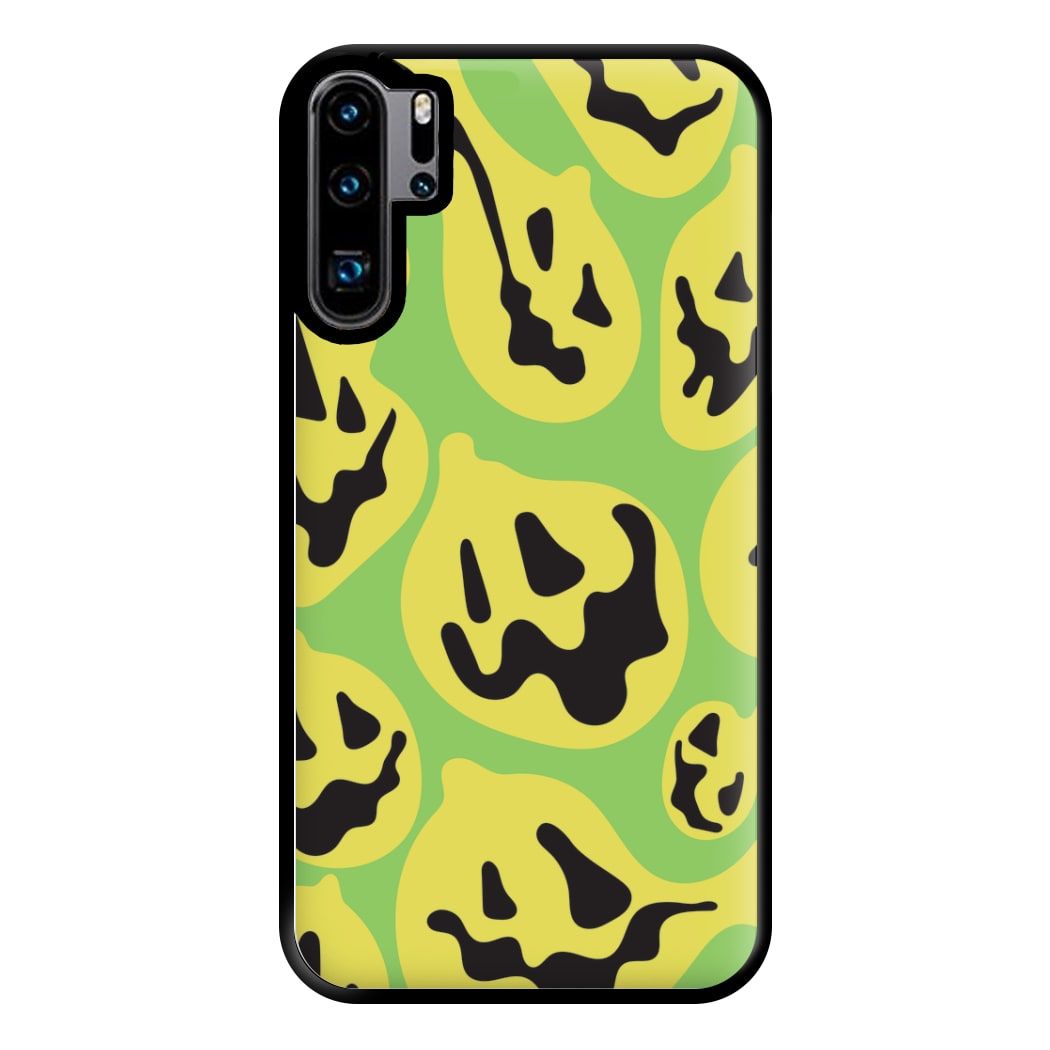 Green Pumpkin Pattern Phone Case for Huawei P30 Pro