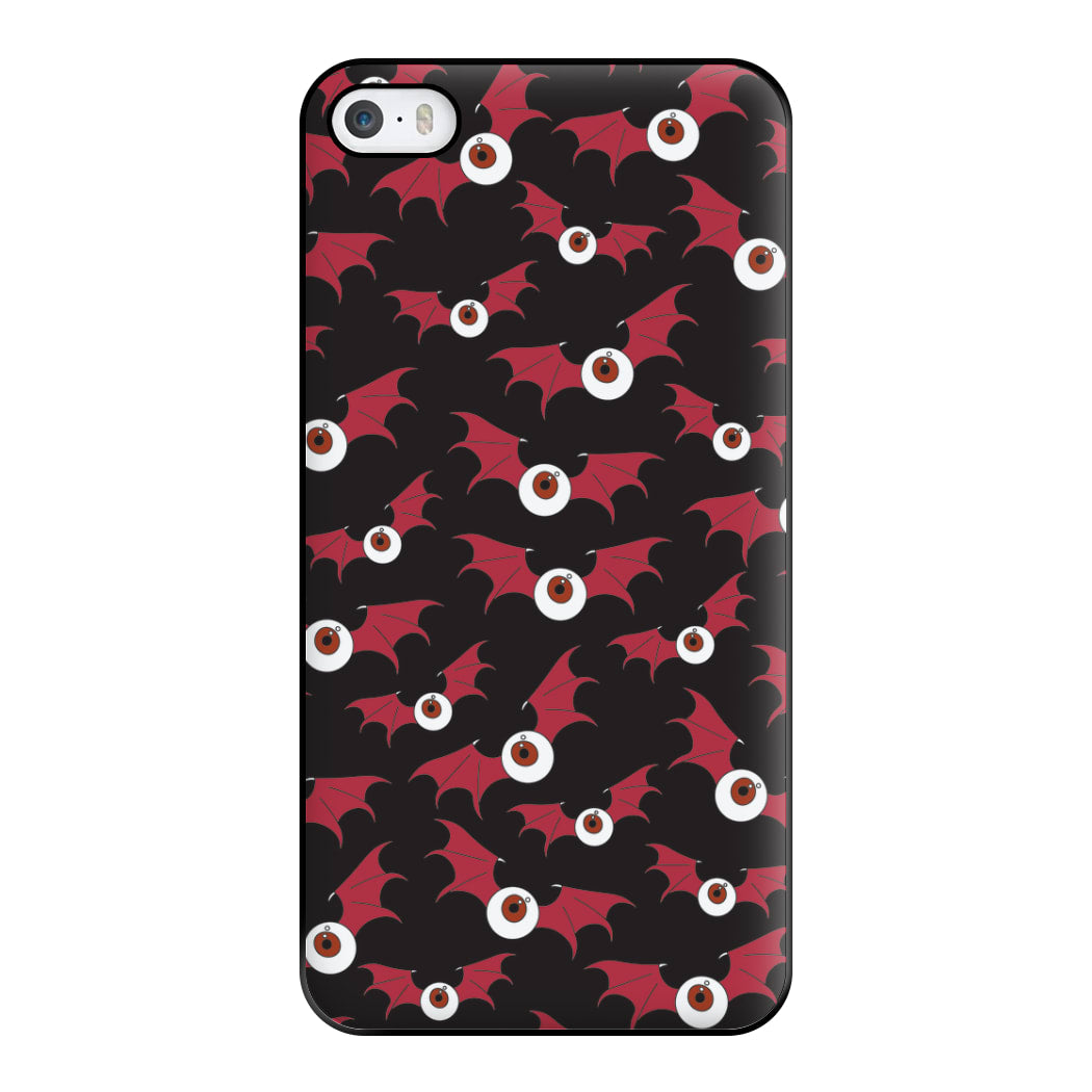 Red Bat Pattern Phone Case for iPhone 5 / 5s / SE 2016