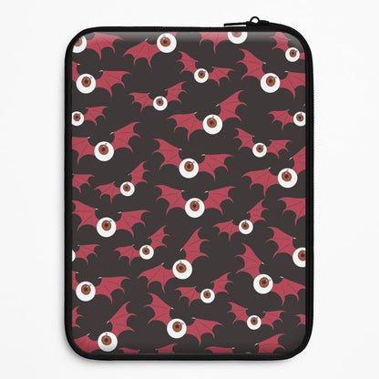 Red Bat Pattern Universal Laptop Sleeve