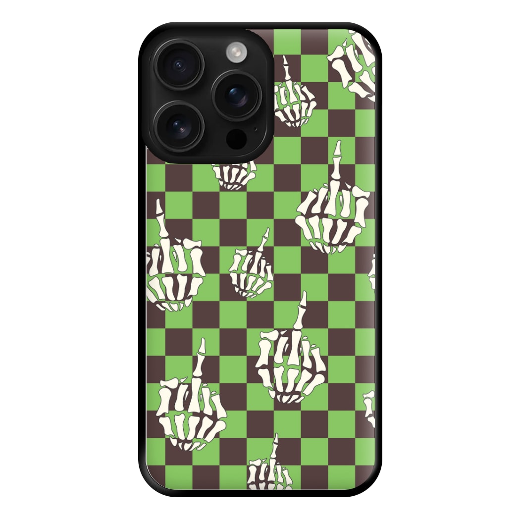 Green Middle Finger Phone Case