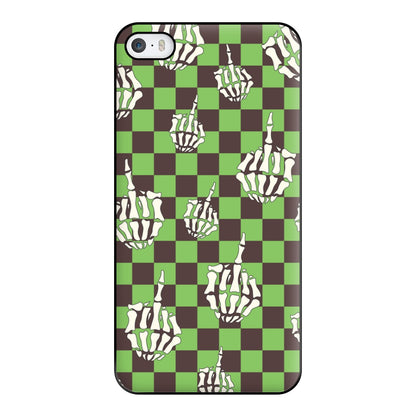 Green Middle Finger Phone Case for iPhone 5 / 5s / SE 2016